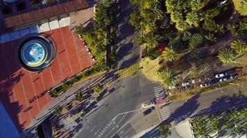 città strada a partire dal il aria. foto