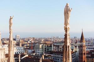 aereo fotografia di il vecchio città foto