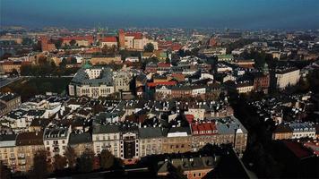 aereo Visualizza di Cracovia, wawel, reale castello, Polonia, foto