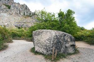 grande pietra nel naturale parco il valle di fantasmi foto