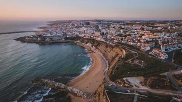 ariel Visualizza di ericeira cittadina, Portogallo foto