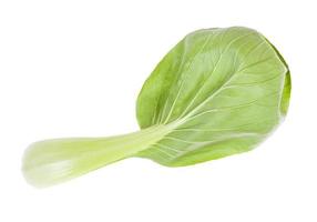 posteriore lato di foglia di bok choy Cinese cavolo foto