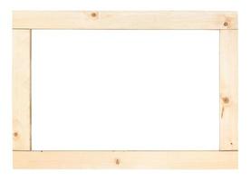 semplice rettangolare telaio a partire dal di legno tavole foto