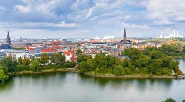 Visualizza su centro di Copenaghen, Danimarca foto