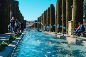 estate parco con un' Fontana foto