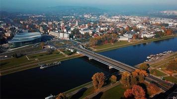 aereo Visualizza di Cracovia, wawel, reale castello, Polonia, foto