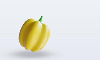 3d verdura giallo paprica interpretazione sinistra Visualizza foto