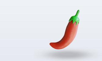3d verdura rosso peperoncini interpretazione superiore Visualizza foto