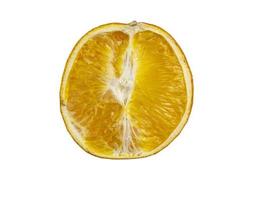 arancia. frutta isolato su bianca sfondo foto