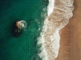 aereo Visualizza a partire dal volante fuco di persone rilassante foto