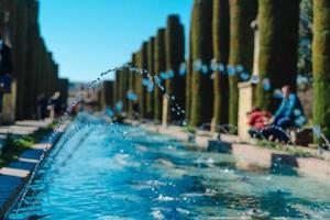 estate parco con un' Fontana foto