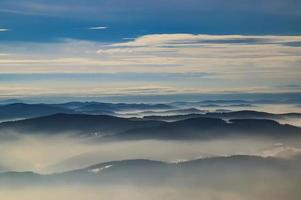 montagne nel beskydy foto