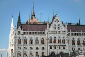 budapest, Ungheria, 2014. edificio del parlamento ungherese a budapest foto