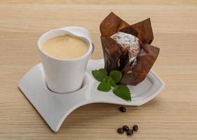 caffè con muffin foto