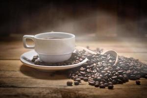 caldo tazza di caffè odore foto