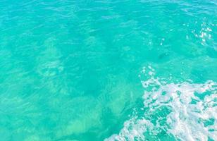 blu turchese acqua onde oceano e mare struttura modello Messico. foto