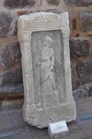 tomba stele nel Museo di anatolico civiltà, ankara, turkiye foto