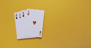 set di carte da gioco foto