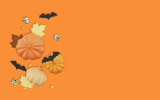 3d illustrazione di contento Halloween foto