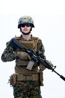 ritratto di soldato militare foto