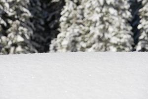 sfondo di neve invernale foto