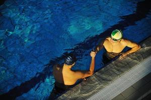 nuoto gara vincitore foto