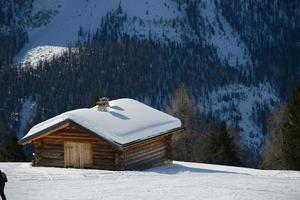 natura invernale di montagna foto