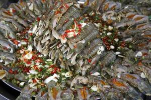 tailandese frutti di mare roccia aragosta foto