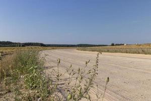 rurale strada per macchine e trasporto foto