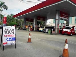 pertamina Riempimento stazione, nel nord Giacarta-Indonesia. foto