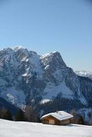 natura invernale di montagna foto