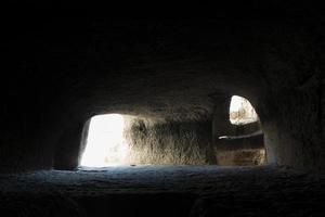 antico architettura nel Georgia. grotta città. santo posti. foto
