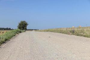 rurale strada per macchine e trasporto foto