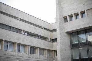 architettura di sovietico unione. dettagli di edificio di 20 secolo. foto