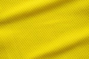 colore giallo maglia da calcio abbigliamento tessuto trama abbigliamento sportivo sfondo, primo piano foto