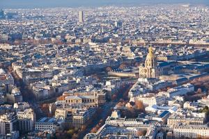 sopra Visualizza su Parigi foto