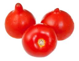 pomodori rossi freschi foto