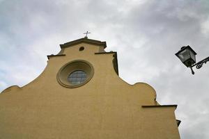 facciata di basilica di Santa maria del santo Spirito foto