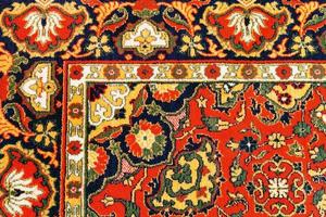 ornamento del tappeto centroasiatico foto