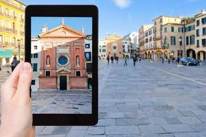 turista fotografie Chiesa nel padova città