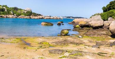 parte di saint-guirec spiaggia di perros-guirec foto