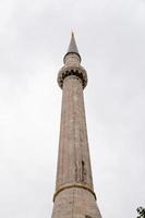 moschea minareto nel Istanbul foto