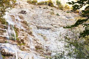 cascata uchan-su nel della Crimea montagne foto