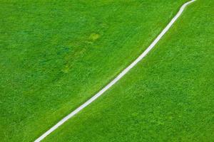 a piedi sentiero nel verde campo foto