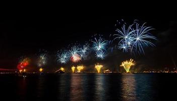 fuochi d'artificio nel Istanbul foto