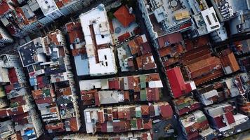 paesaggio urbano Istanbul, tacchino. foto a partire dal il a volo d'uccello Visualizza