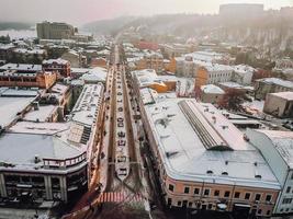 kontraktova piazza su podil nel kiev, aereo Visualizza foto