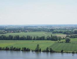 vista sul fiume Danubio a donaustauf foto