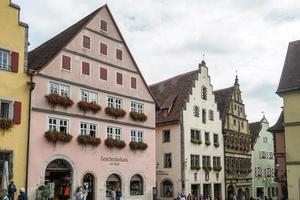 Rothenburg, Germania, 2014. pittoresco strada nel Rothenburg foto