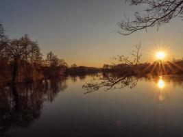 tramonto a un' Tedesco lago foto